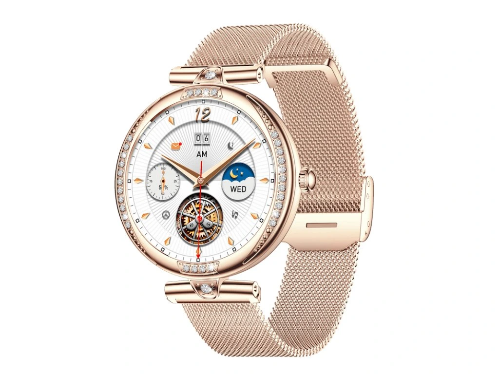 Smart hodinky Carneo Seinna HR+ rosegold