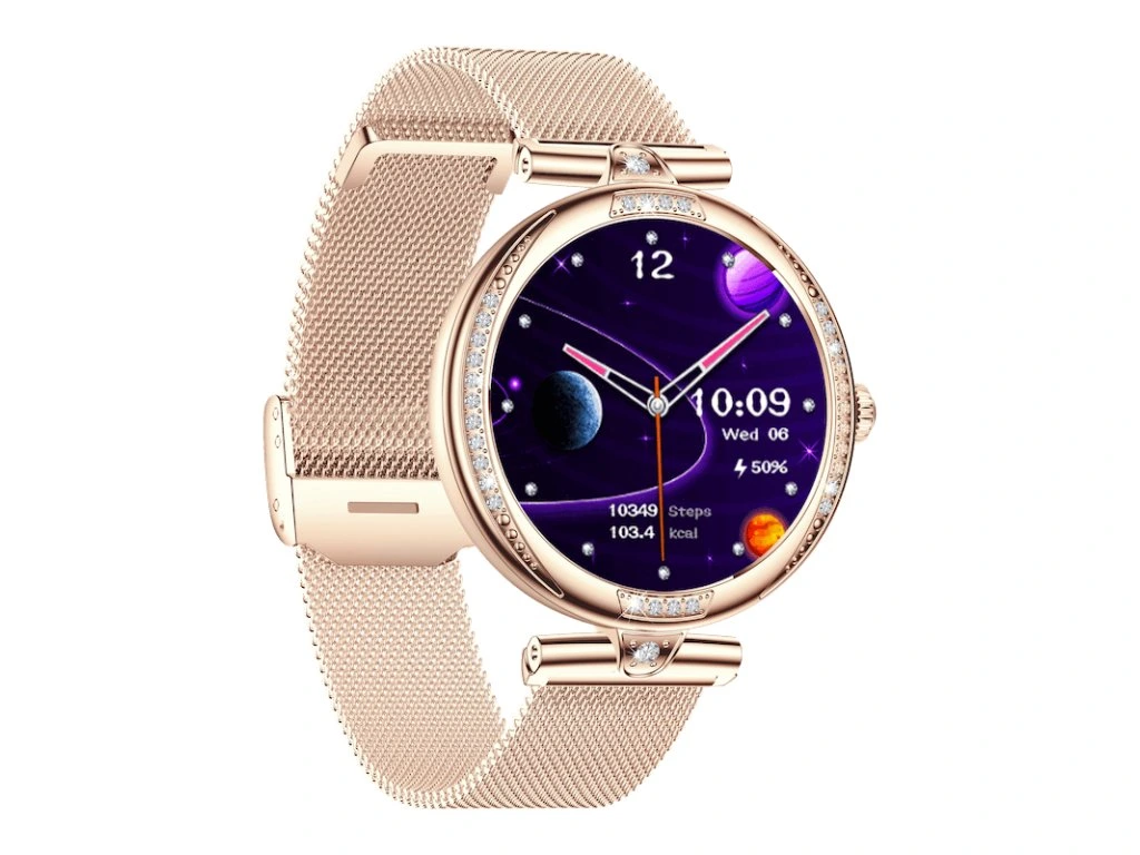 Smart hodinky Carneo Seinna HR+ rosegold