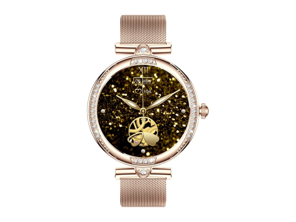 Smart hodinky Carneo Seinna HR+ rosegold