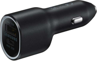 Samsung duálna autonabíjačka 40W (USB, USB-C) P-L4020NB, čierna